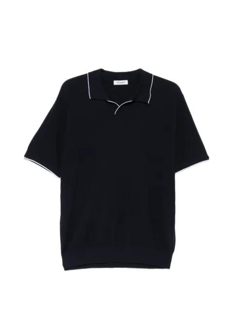 contrast-trim ribbed-knit sweater by KANGRA