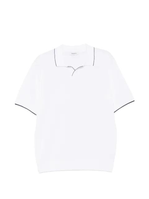 contrast-trim short-sleeve T-shirt by KANGRA