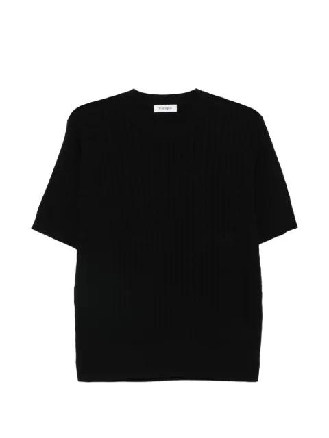 crew-neck cable-knit T-shirt by KANGRA