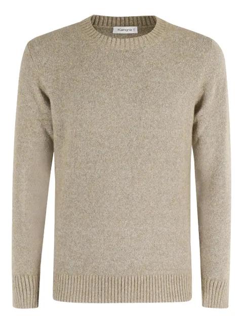 crew-neck long-sleeve sweater by KANGRA