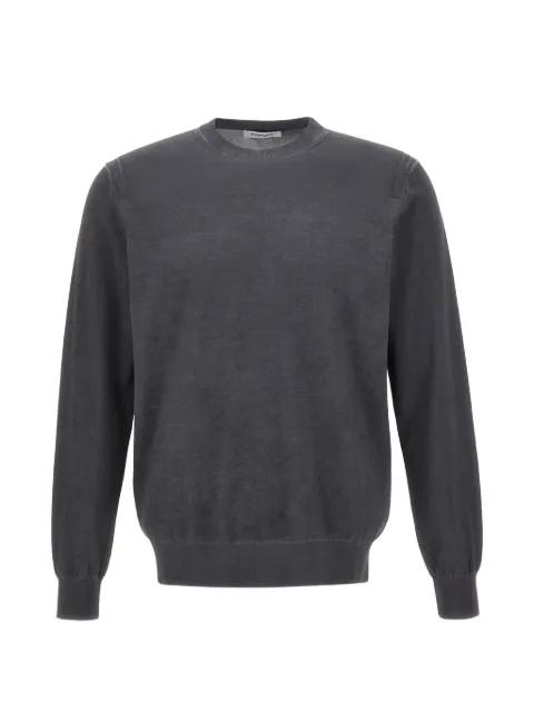 crew-neck ribbed-trim sweater by KANGRA