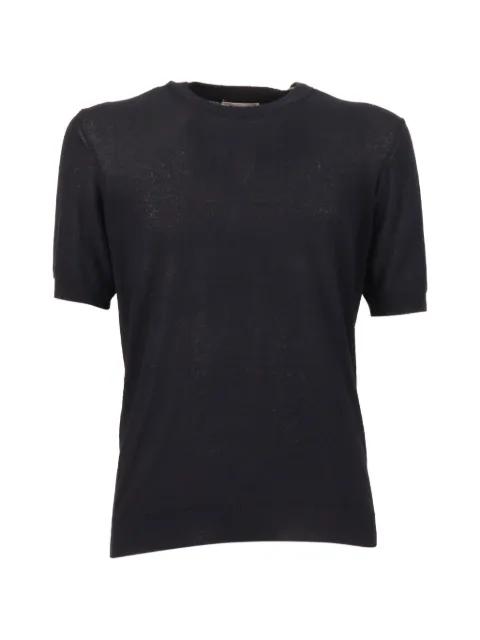 fine-knit short-sleeve T-shirt by KANGRA