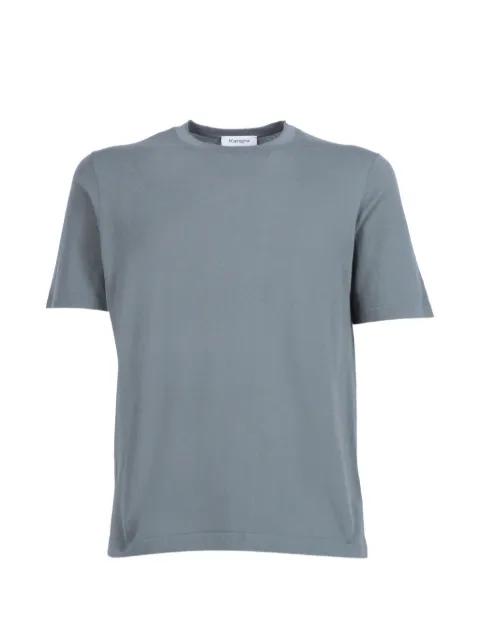 fine-knit short-sleeve T-shirt by KANGRA