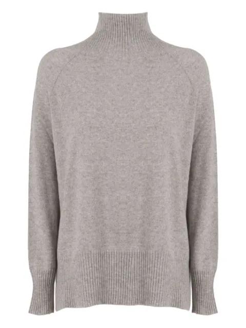 high-neck raglan-sleeve pullover by KANGRA