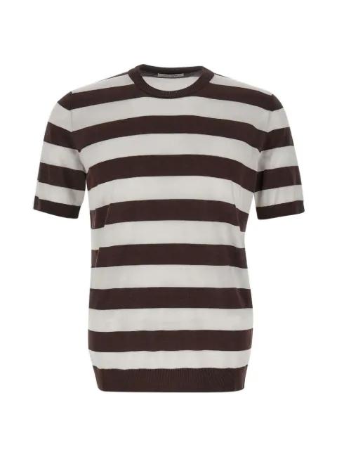 horizontal-stripe T-shirt by KANGRA