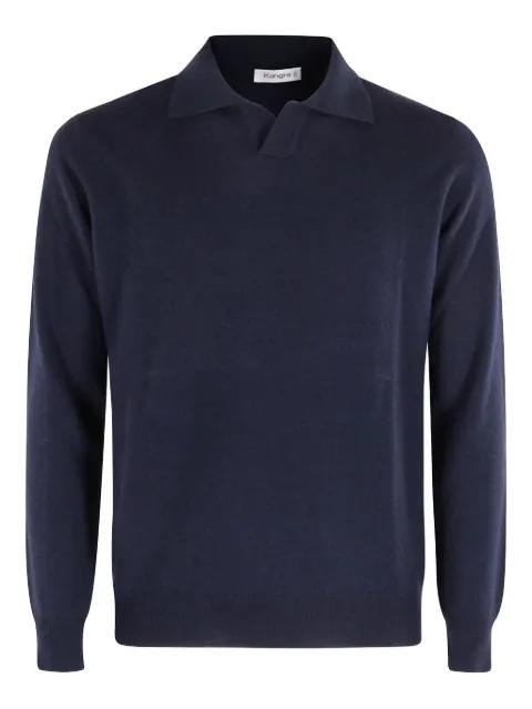 polo-collar T-shirt by KANGRA