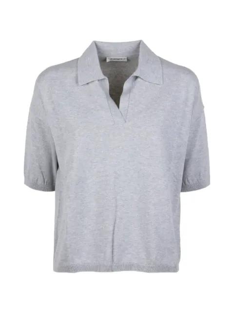 polo-collar T-shirt by KANGRA