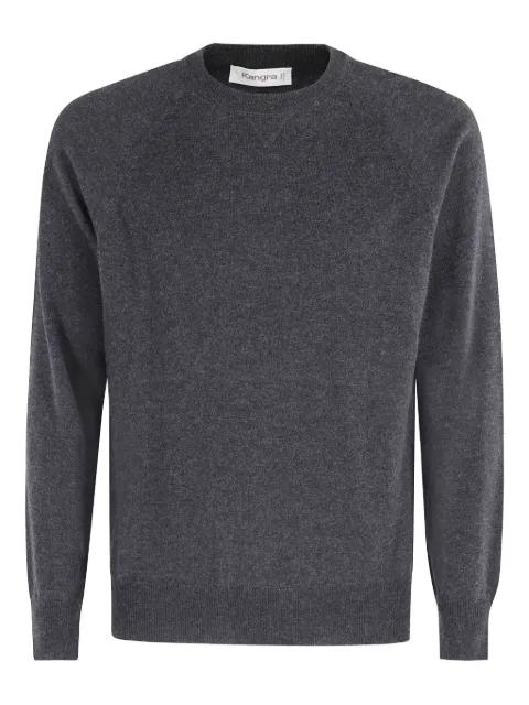 raglan-sleeve crew-neck sweater by KANGRA