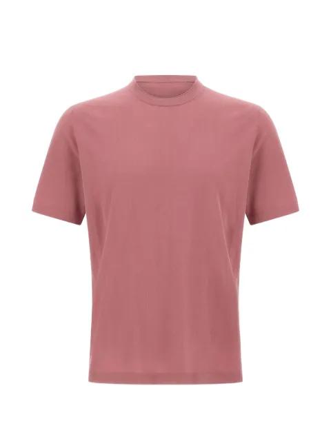 ribbed crew-neck T-shirt by KANGRA