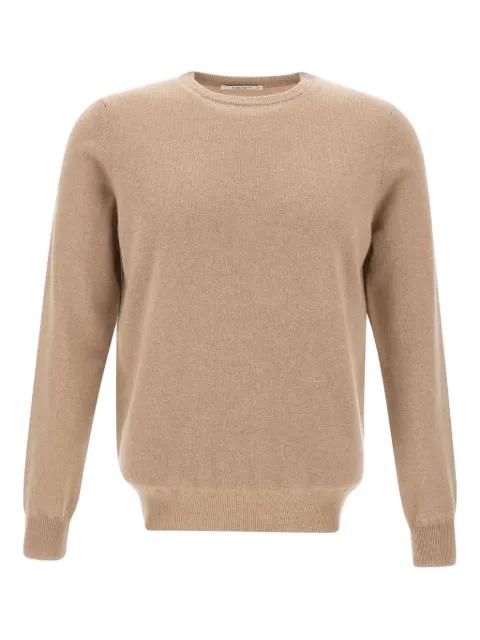 ribbed crew-neck cashmere sweater by KANGRA