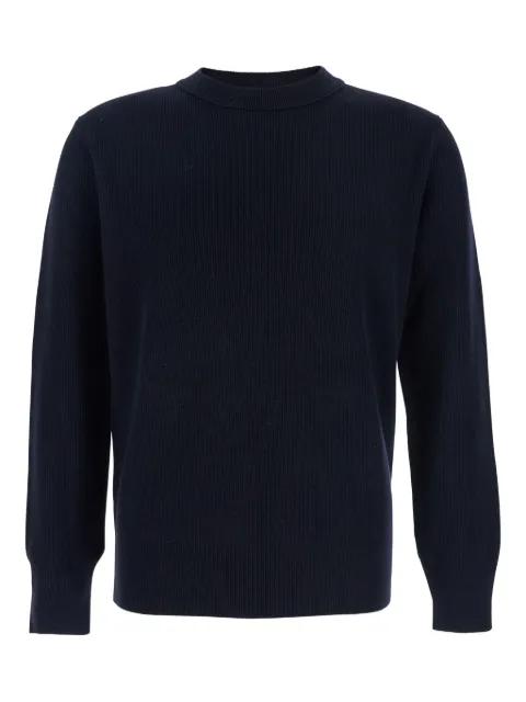 ribbed crew-neck sweater by KANGRA