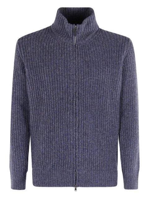 ribbed-knit cardigan by KANGRA