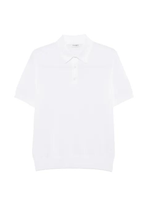 ribbed-knit polo shirt by KANGRA