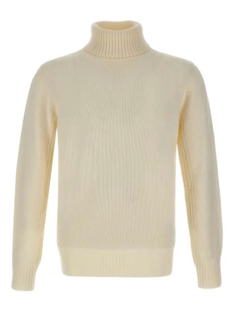 ribbed-knit turtleneck sweater by KANGRA