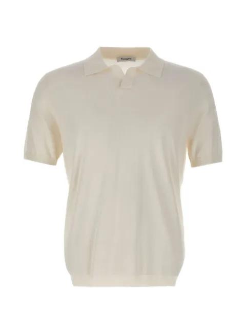 ribbed short-sleeve polo by KANGRA
