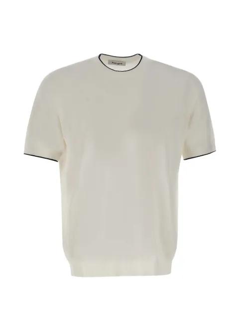 ribbed trim cotton sweater by KANGRA