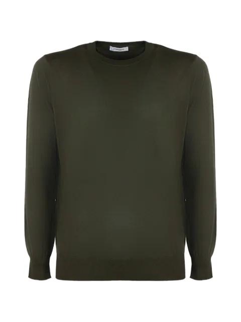ribbed-trim sweater by KANGRA