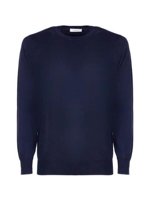 ribbed-trim sweater by KANGRA