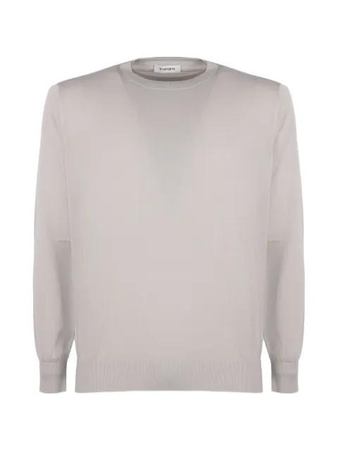 ribbed-trim sweater by KANGRA