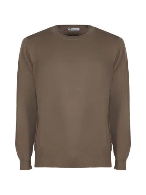 ribbed-trim sweater by KANGRA