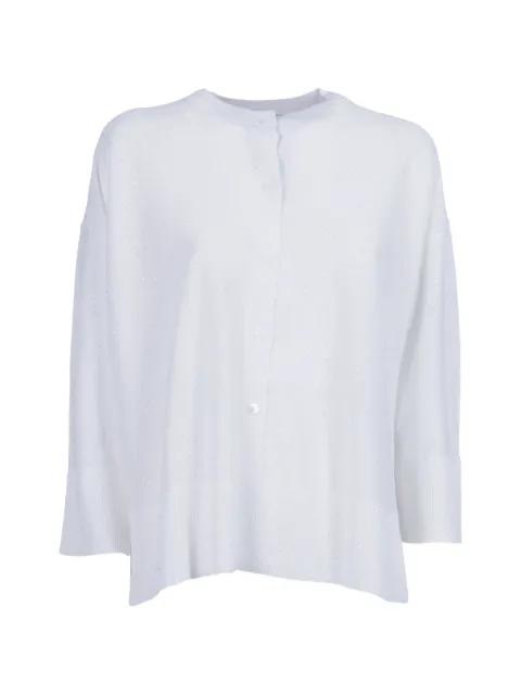sequin-embellished button-up sweater by KANGRA