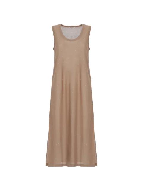 sequin-embellished sleeveless dress by KANGRA