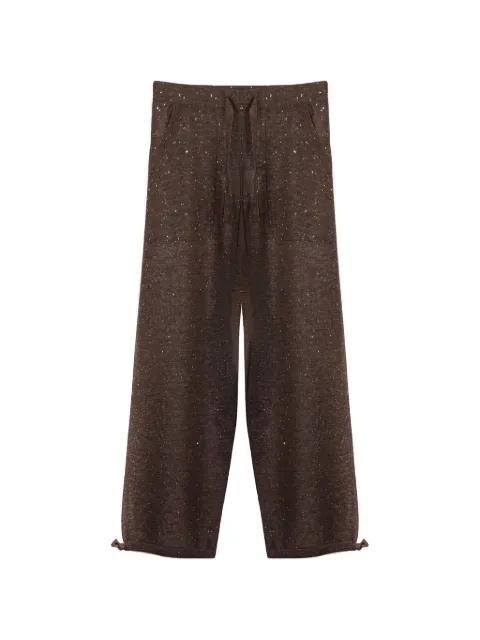 sequin-embellished trousers by KANGRA