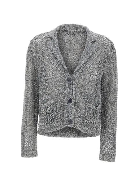 sequin mesh blazer by KANGRA