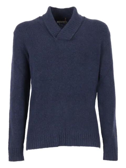 shawl-collar sweater by KANGRA