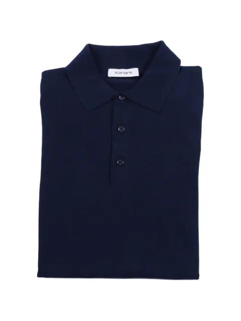 short-sleeve knit polo shirt by KANGRA