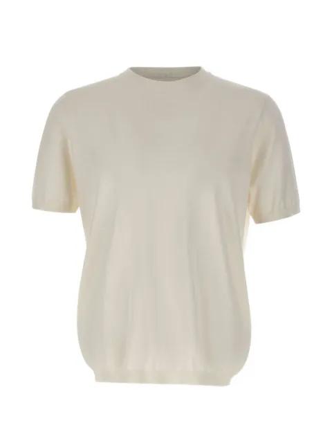 short-sleeve ribbed sweater by KANGRA