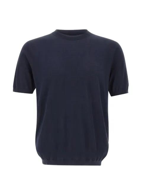 short-sleeve ribbed sweater by KANGRA