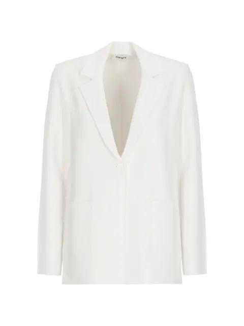 single-breasted notched-lapel blazer by KANGRA
