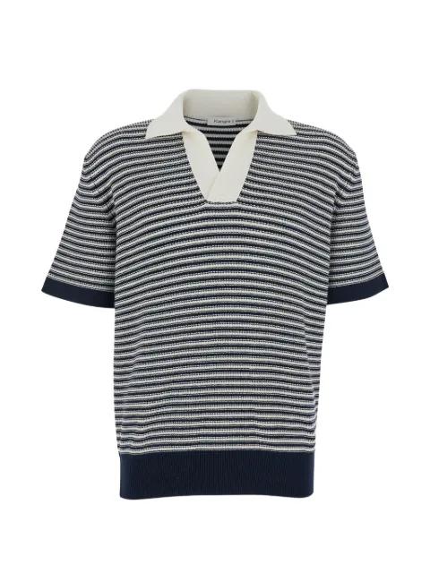 striped polo shirt by KANGRA