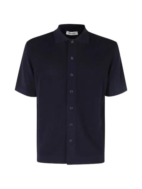 waffle-knit short-sleeved shirt by KANGRA