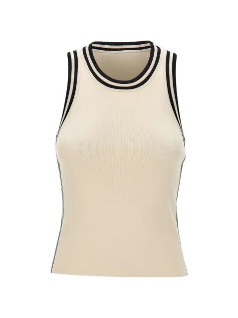 Icona contrast-trim tank top by KAOS