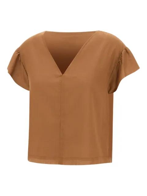 V-neck ruffled blouse by KAOS