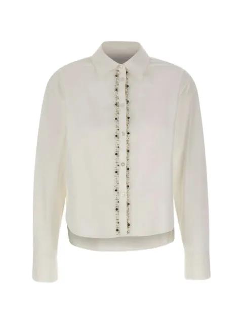 bead-embellished cotton shirt by KAOS
