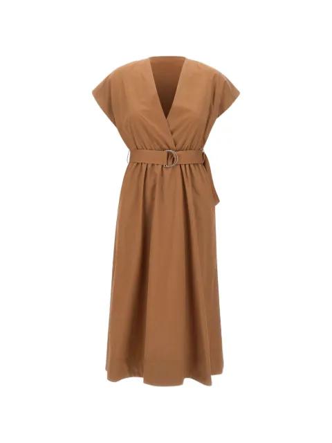 belted wrap dress by KAOS
