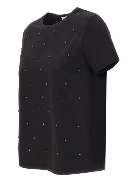 crystal-embellished crew-neck T-shirt by KAOS