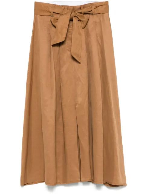 pleated midi skirt by KAOS