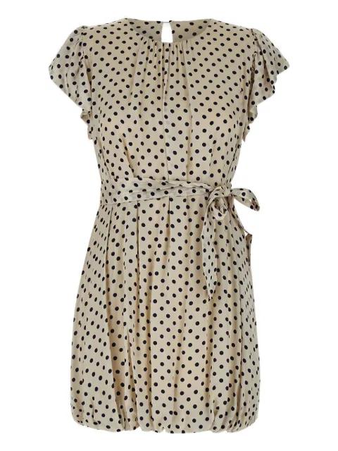 polka-dot mini balloon dress by KAOS