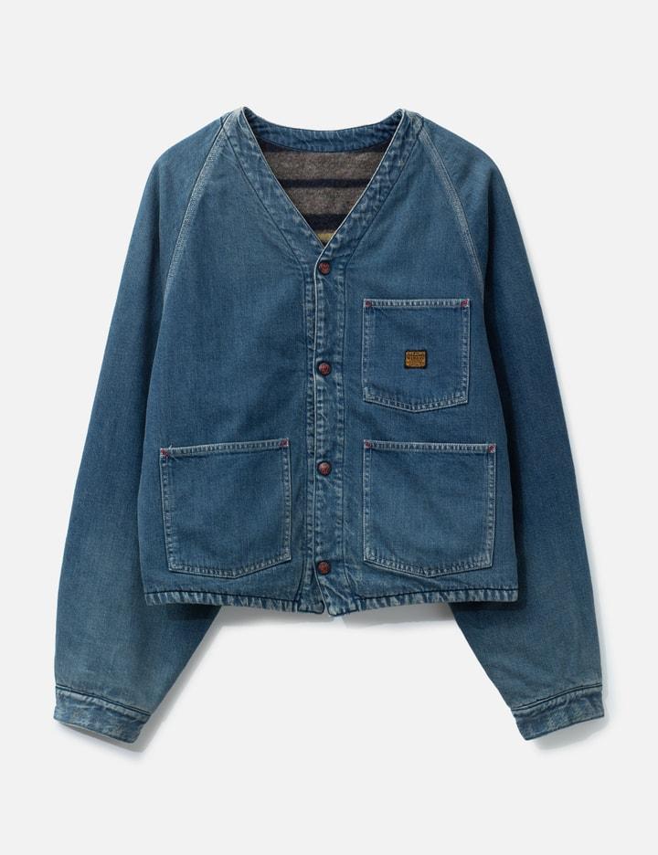 11.5oz Denim Rainbowy Lining Railroad Jacket by KAPITAL