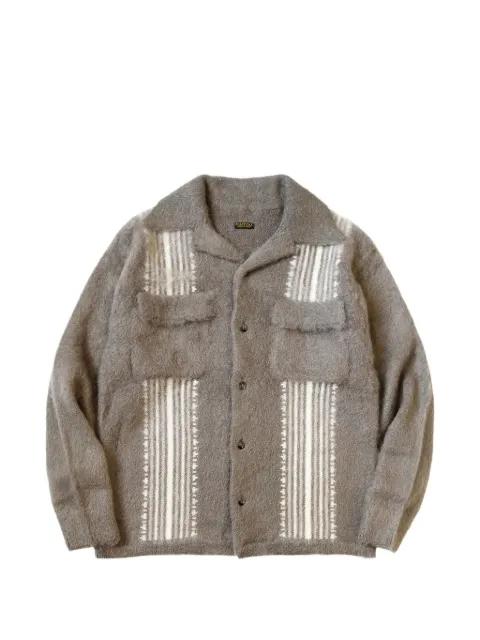 7G mohair knit board shirt by KAPITAL