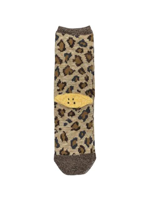 animal-print socks by KAPITAL