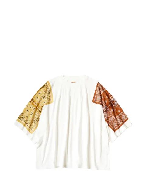 bandana-print T-shirt by KAPITAL