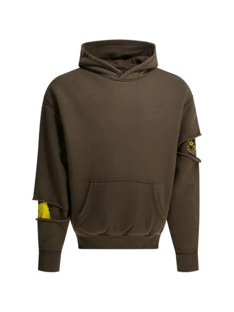 cut out detail hoodie by KAPITAL