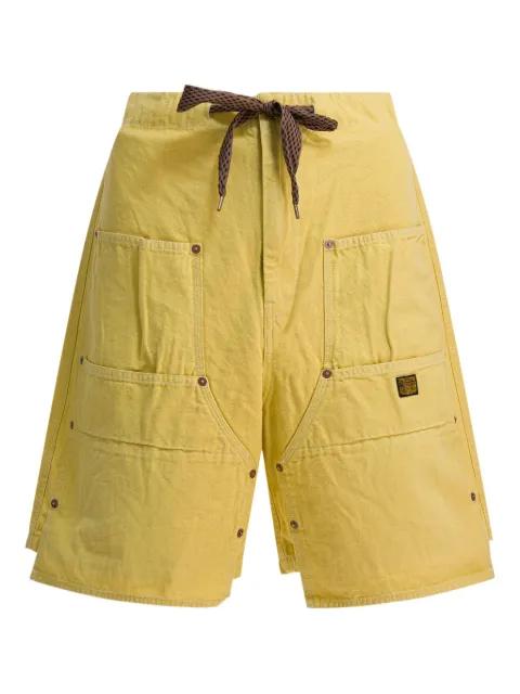 drawstring cargo-pocket shorts by KAPITAL