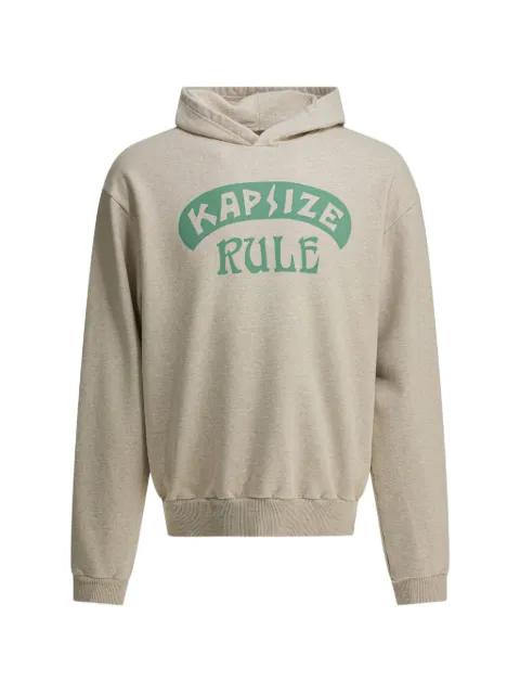 graphic-print hoodie by KAPITAL