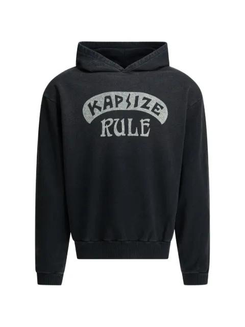 graphic-print hoodie by KAPITAL